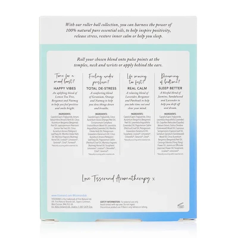 Roll - on Wellbeing Aromatherapy Collection 4x 10ml - Tisserand - Massage Oil - Tisserand