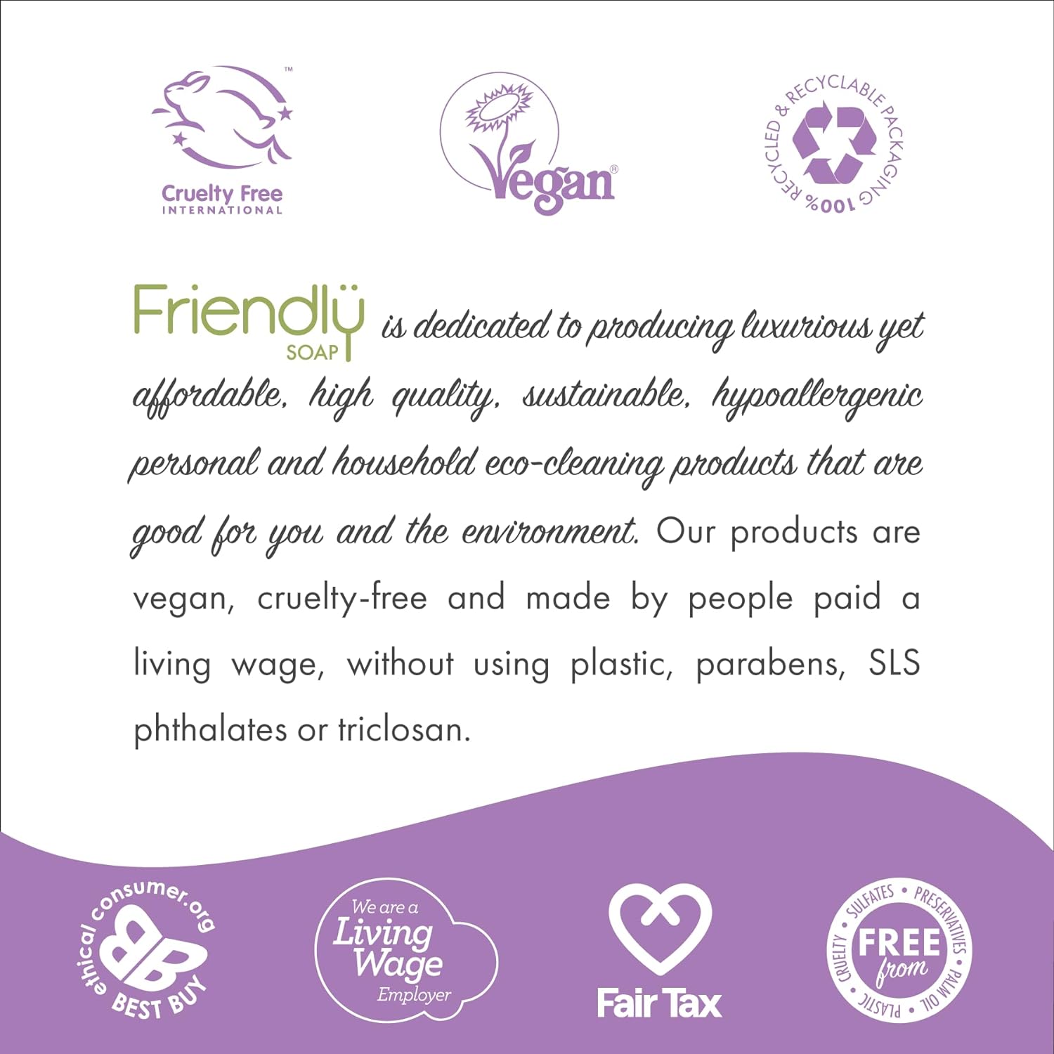 Rose Geranium Soap 95g - Friendly Soap - Bar Soap - Eco Natural Products
