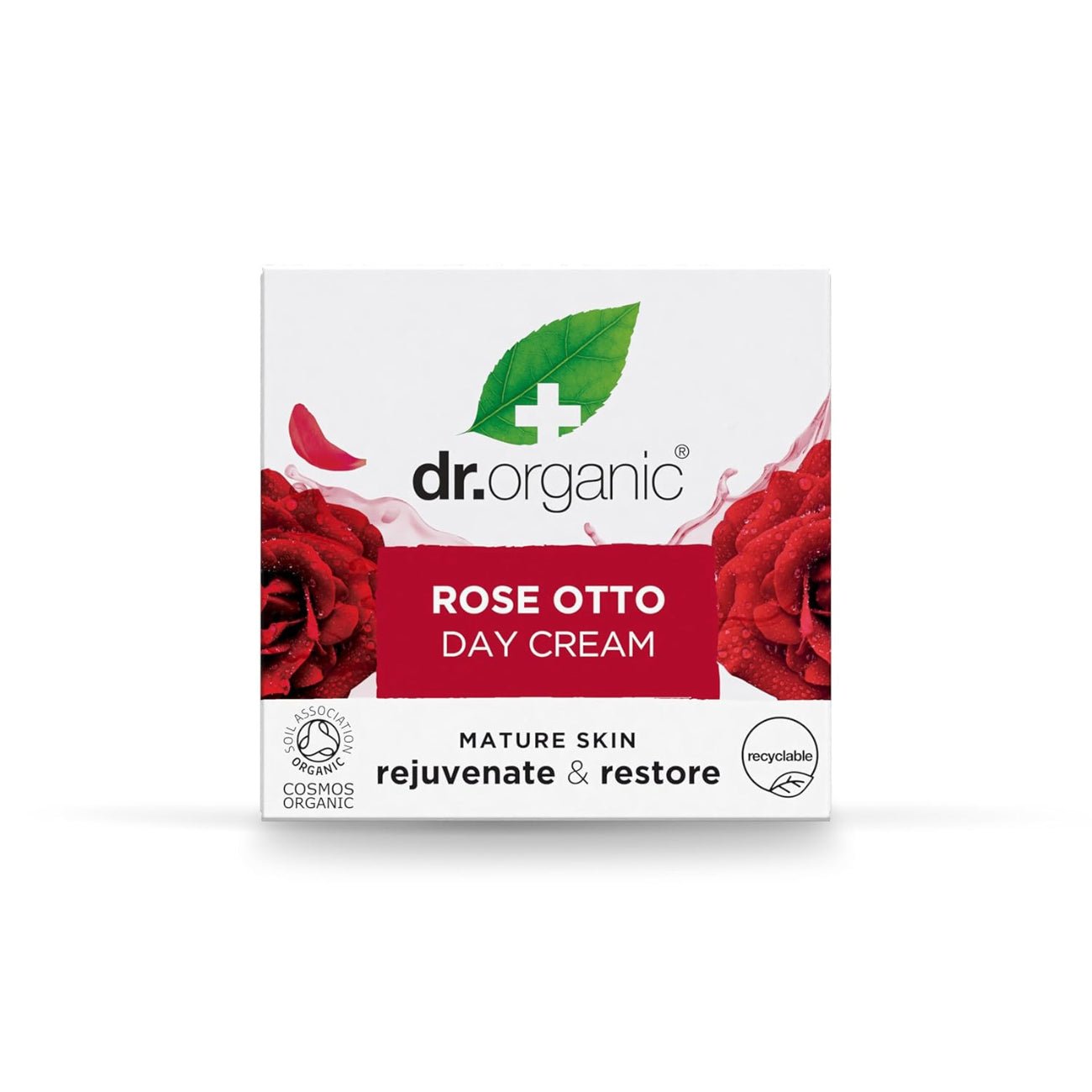 Rose Otto Day Cream 50ml - Dr Organic - Moisturizers - Eco Natural Products