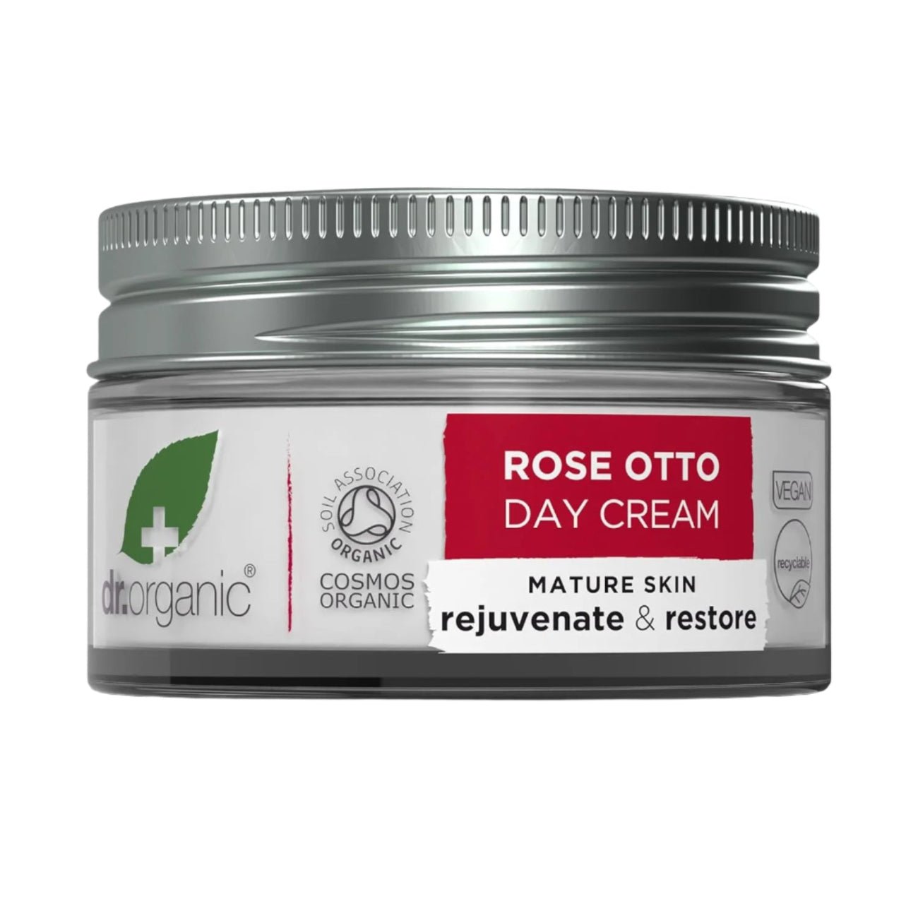 Rose Otto Day Cream 50ml - Dr Organic - Moisturizers - Eco Natural Products