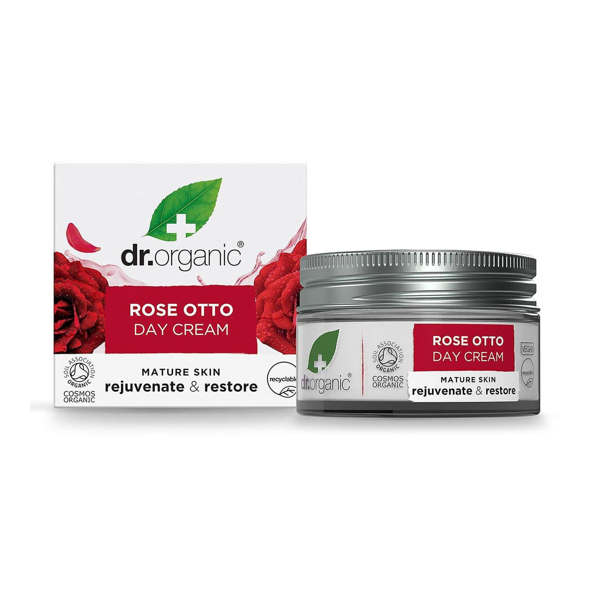 Rose Otto Day Cream 50ml - Dr Organic - Day creams - Eco Natural Products