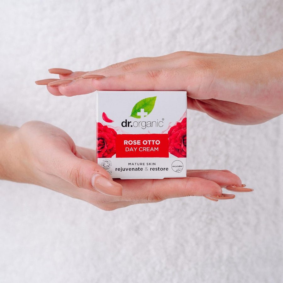Rose Otto Day Cream 50ml - Dr Organic - Moisturizers - Eco Natural Products