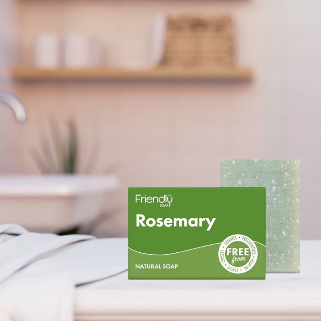 Rosemary Bath Soap 95g - Friendly Soap - Bar Soap - Eco Natural Products
