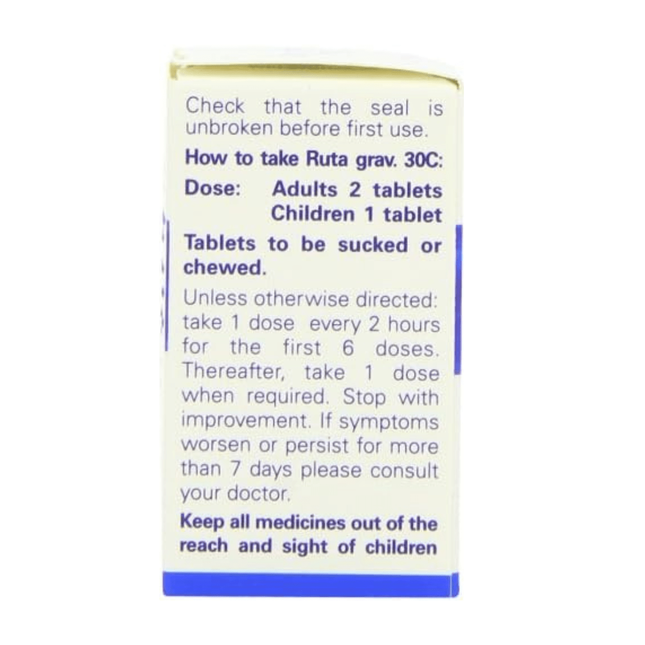 Ruta Grav 30C 125 Tabs - Weleda - Herbal Supplements - Eco Natural Products