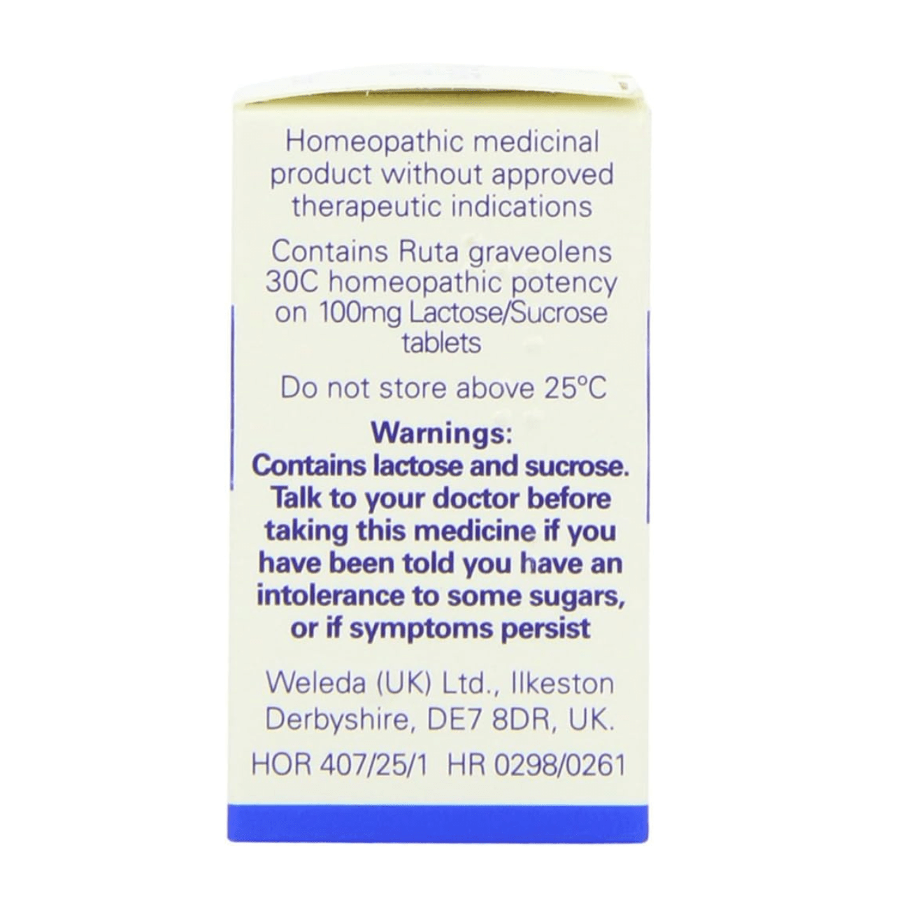 Ruta Grav 30C 125 Tabs - Weleda - Herbal Supplements - Eco Natural Products