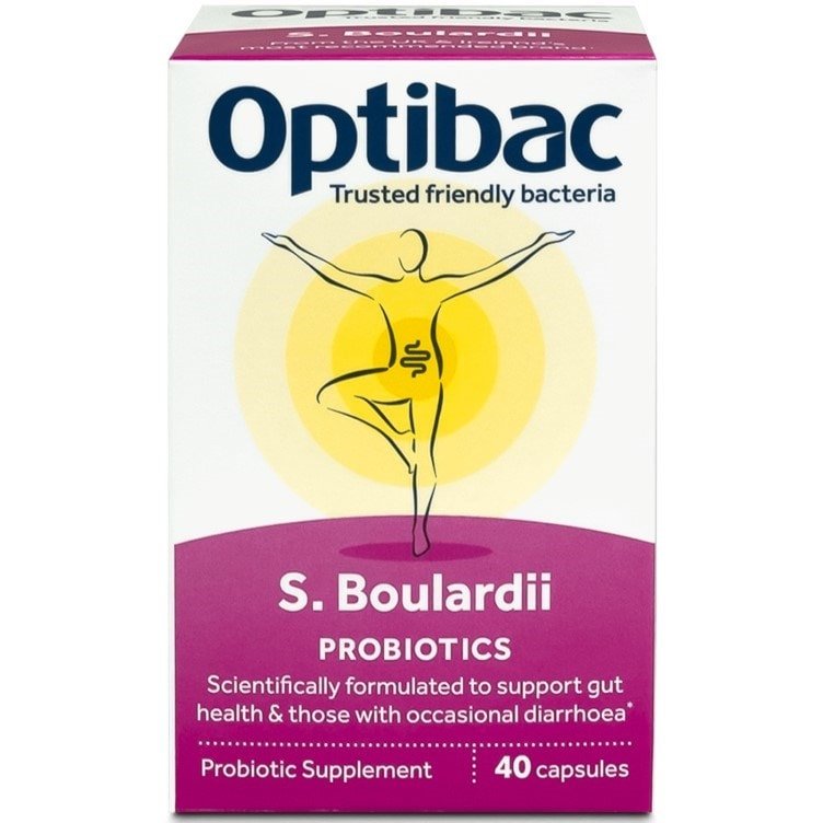 Saccharomyces Boulardii 40 Capsules - OptiBac Probiotics - Vitamins & Supplements - Eco Natural Products
