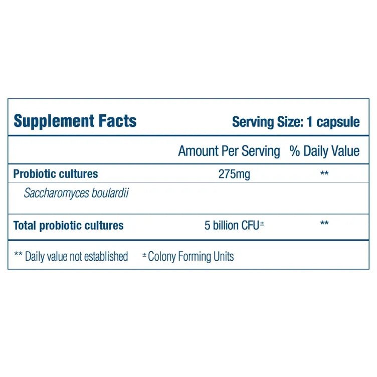 Saccharomyces Boulardii 40 Capsules - OptiBac Probiotics - Digestive Supplements - OptiBac Probiotics