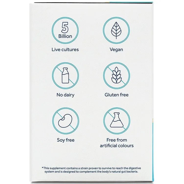 Saccharomyces Boulardii 40 Capsules - OptiBac Probiotics - Digestive Supplements - OptiBac Probiotics