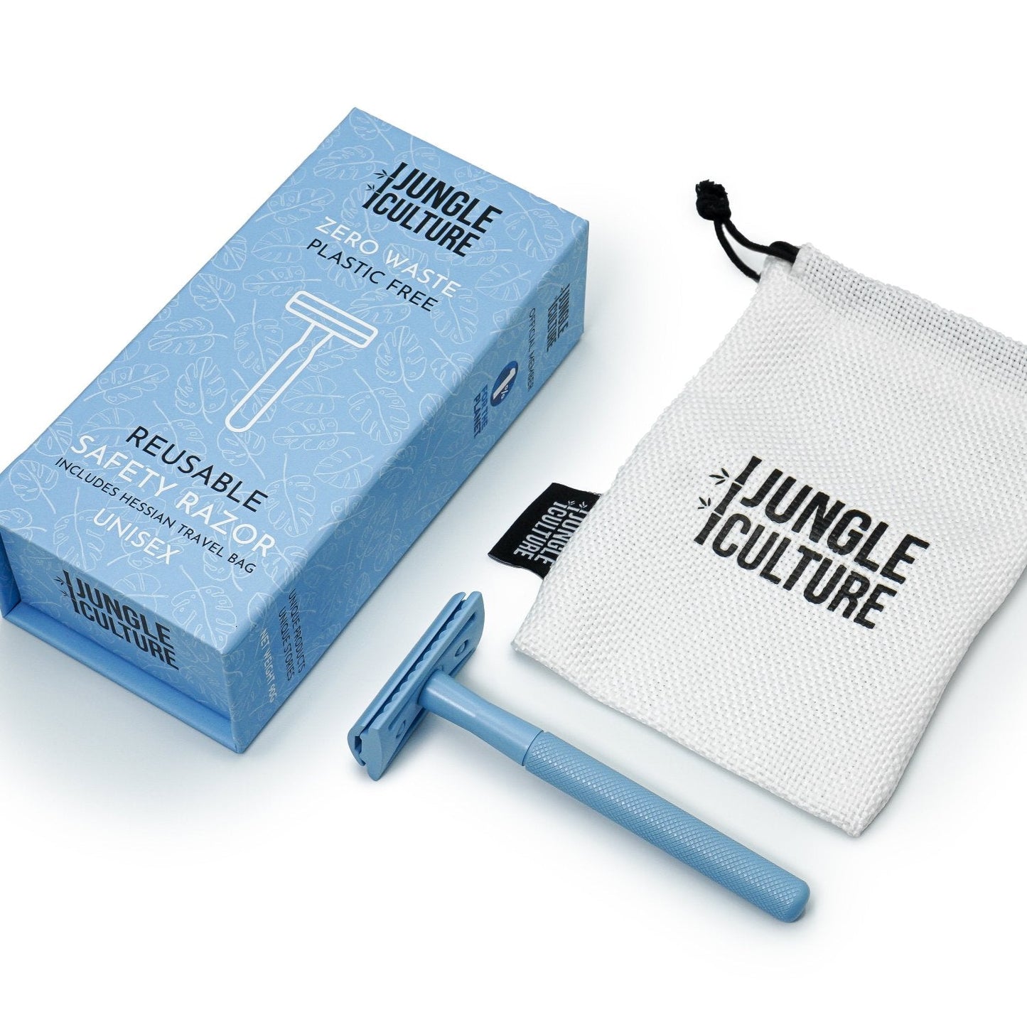 Safety Razor Azure (Blue) - Jungle Culture - Razor - Eco Natural Products