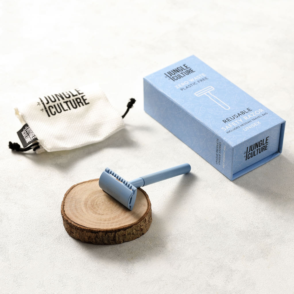 Safety Razor Azure (Blue) - Jungle Culture - Razor - Eco Natural Products