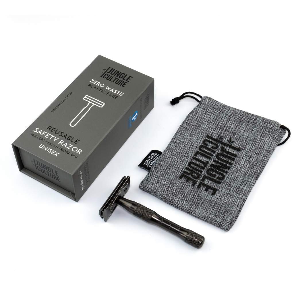 Safety Razor Gunmetal (Black) - Jungle Culture - Razor - Eco Natural Products