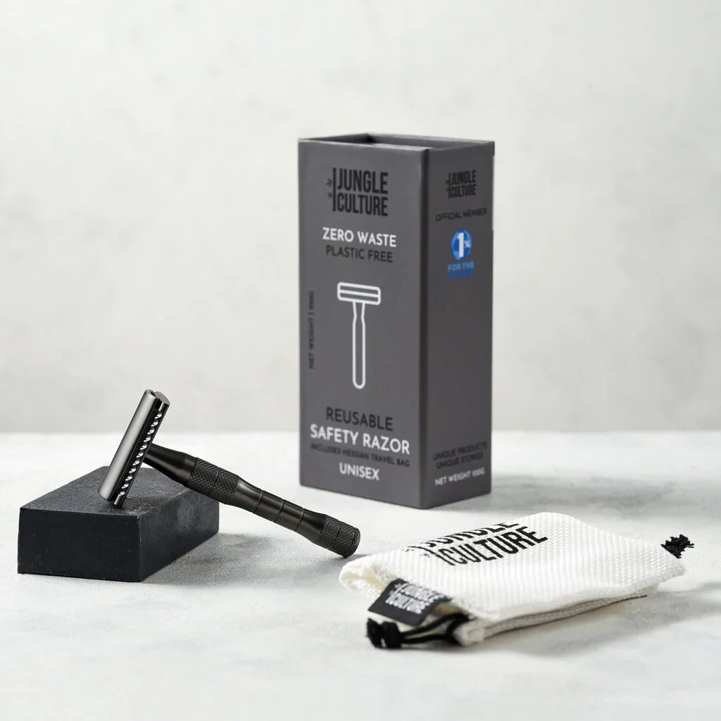 Safety Razor Gunmetal (Black) - Jungle Culture - Razor - Eco Natural Products