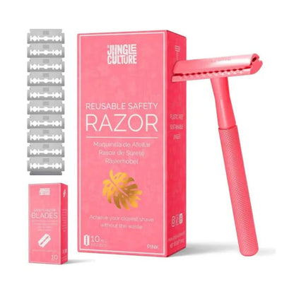 Safety Razor Hot Pink - Jungle Culture - Razors & Razor Blades - Jungle Culture