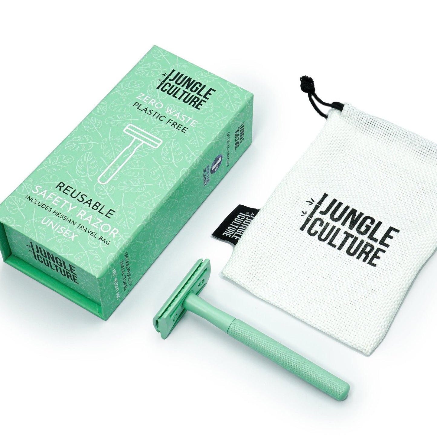 Safety Razor Mint (Green) - Jungle Culture - Razor - Eco Natural Products