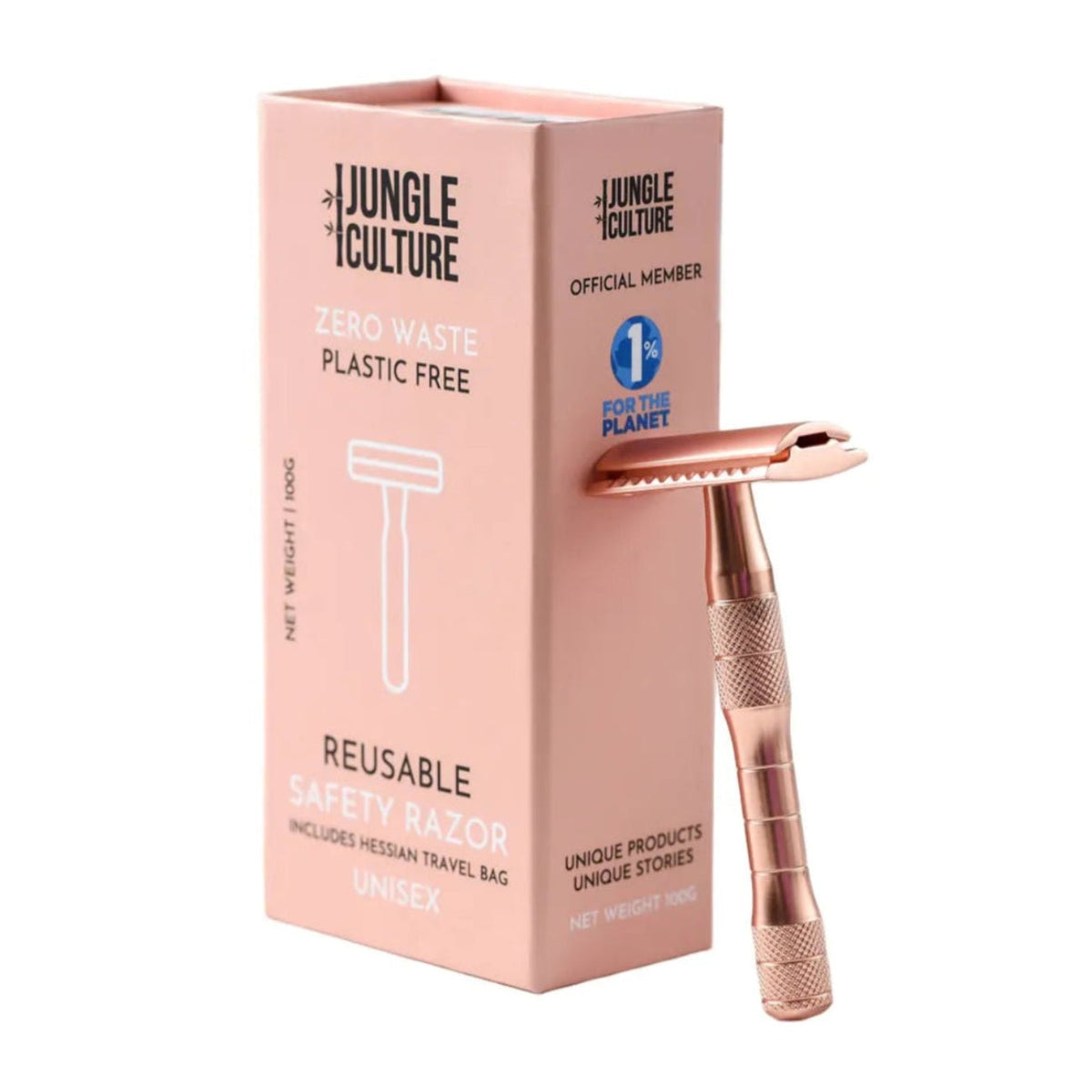 Safety Razor Rose Gold - Jungle Culture - Razors & Razor Blades - Jungle Culture