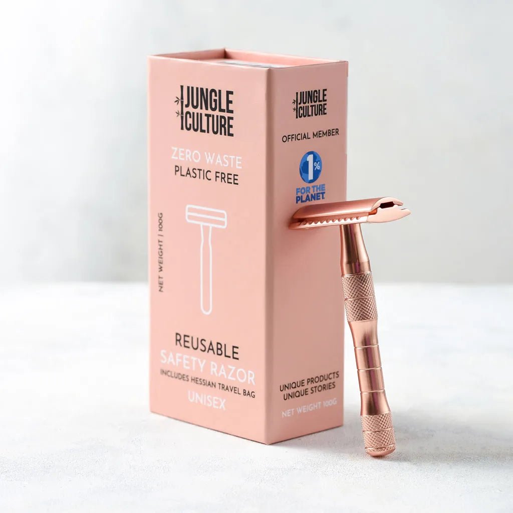 Safety Razor Rose Gold - Jungle Culture - Razors & Razor Blades - Jungle Culture