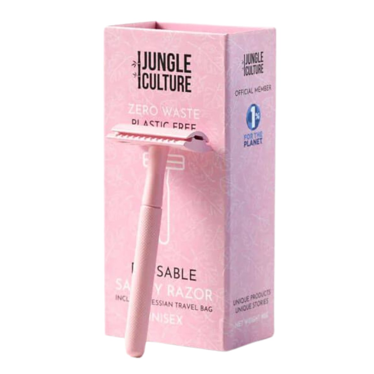 Safety Razor Rose (Pink) - Jungle Culture - Razor - Eco Natural Products