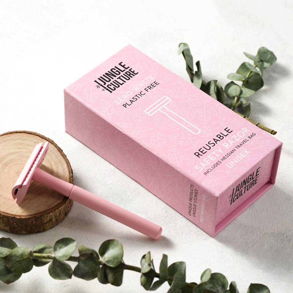 Safety Razor Rose (Pink) - Jungle Culture - Razors & Razor Blades - Jungle Culture