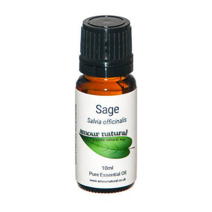 Sage Pure Essential Oil 10ml - Amour Natural - Essential Oil - Eco Natural Products