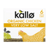 Salt Chicken Stock 6 Cubes - Kallo - Stock Cubes - Eco Natural Products