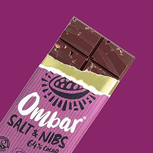 Salt & Nibs 64% cacao Chocolate Bar 70g - Ombar - Chocolate Bar - Eco Natural Products