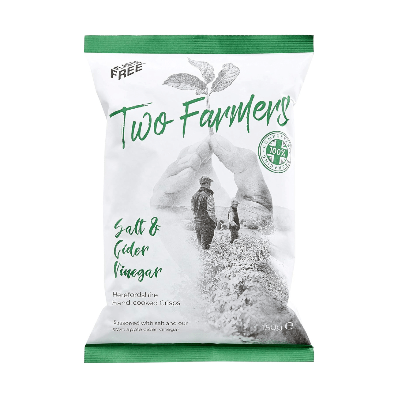 Salt & Vinegar Crisps 150g - Two Farmers - Chips - Two Farmers