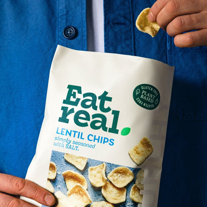 Salted Lentil Chips 40g - Eat Real - Chips - Eat Real