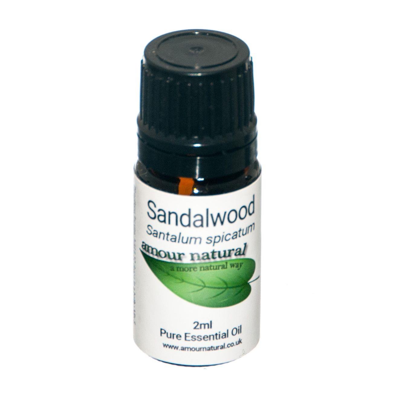 Sandalwood Pure Essential Oil 2ml - Amour Natural - Eco Natural Products