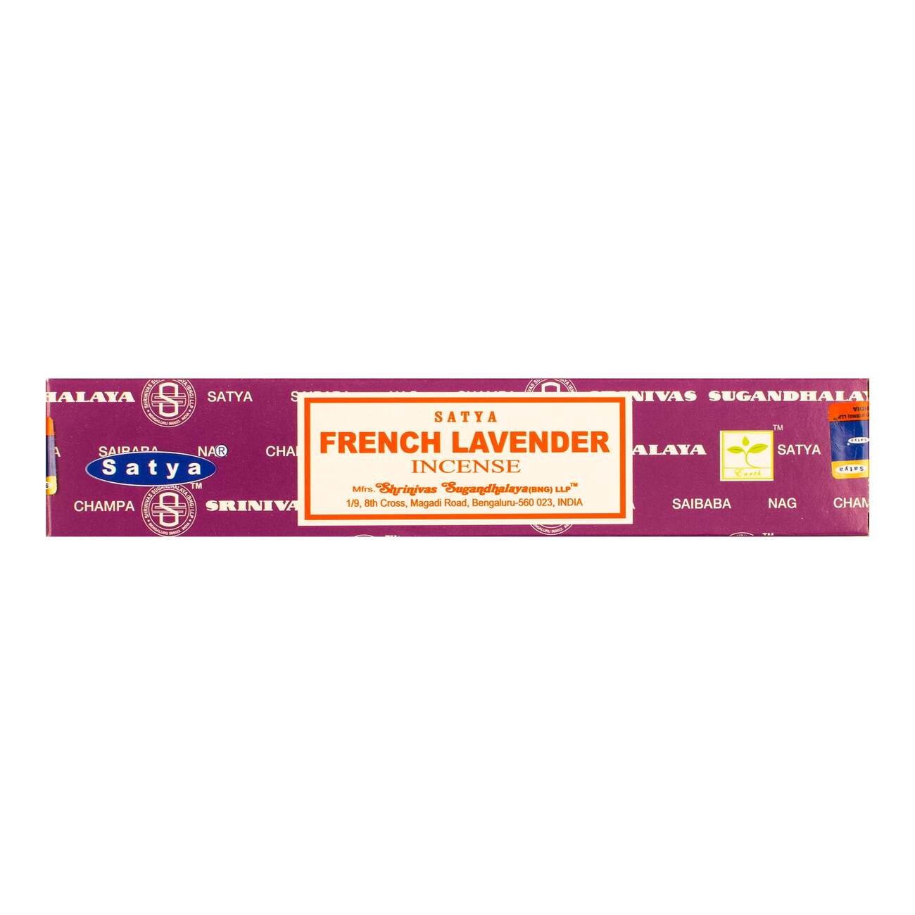 Satya Nag Champa French Lavender Incense Sticks 15g - single pack