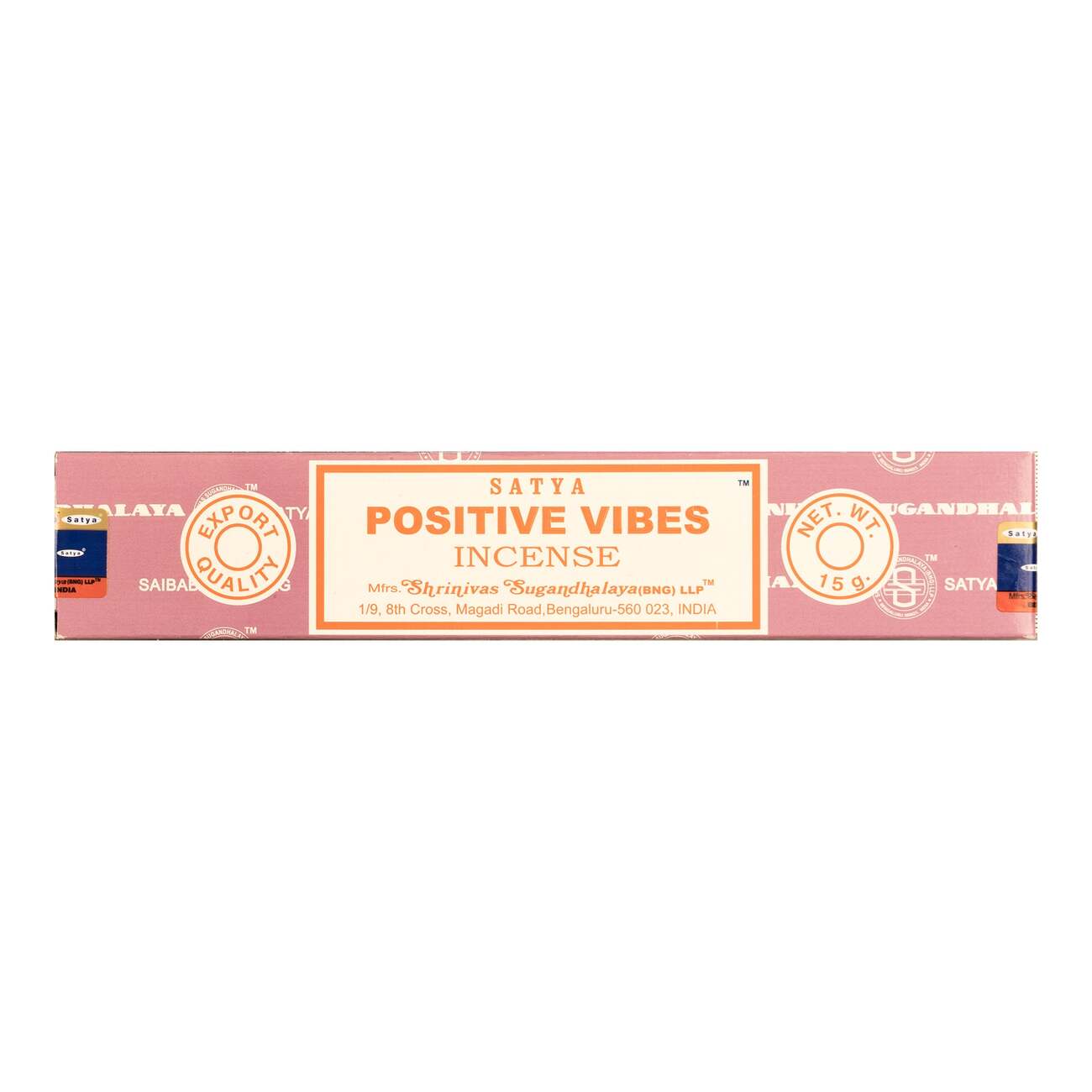 Satya Positive Vibes Incense Sticks 15g - single pack