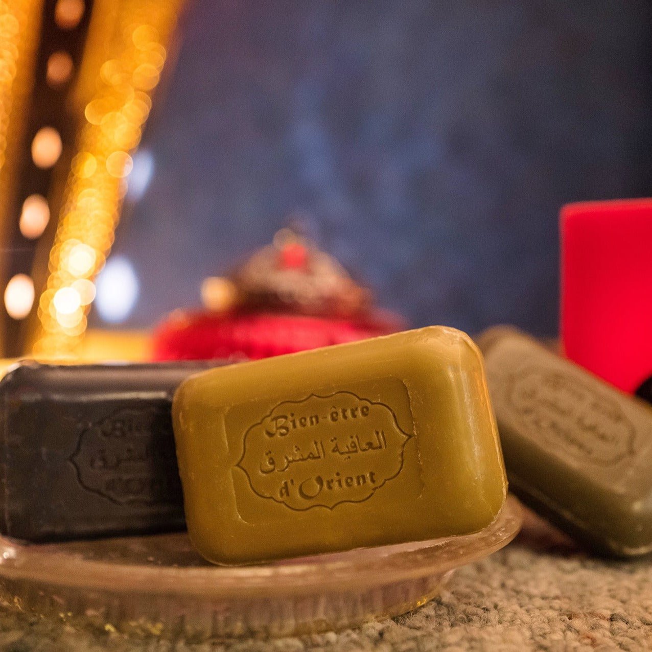 Savon de Marseille Aleppo Ginseng Curcum (Ginseng Turmeric) 125g - FouFour - Savon de Marseille - Bar Soap - Eco Natural Products