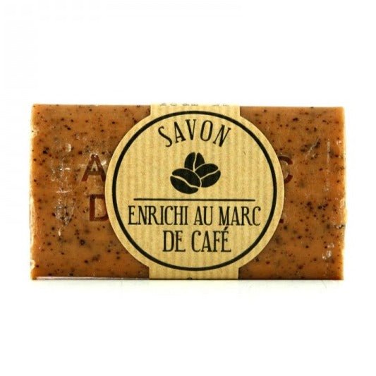 Savon de Marseille Au Marc De Cafe Exfoliant (Coffee Exfoliant) 100g - FouFour - Savon de Marseille - Bar Soap - Eco Natural Products