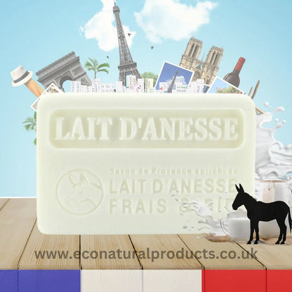 Savon de Marseille Lait d'anesse (Donkey Milk) 100g - Savons.com / Foufour Entreprise - Bar Soap - Savons.com / Foufour Entreprise