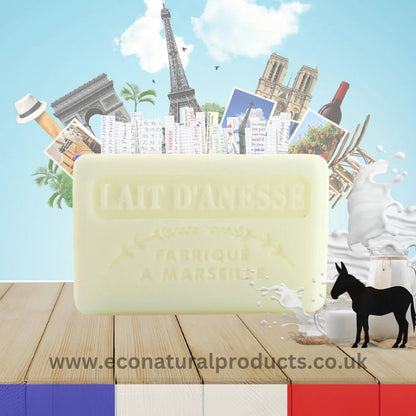 Savon de Marseille Lait d'anesse (Donkey Milk) 60g - Savons.com / Foufour Entreprise - Bar Soap - Savons.com / Foufour Entreprise