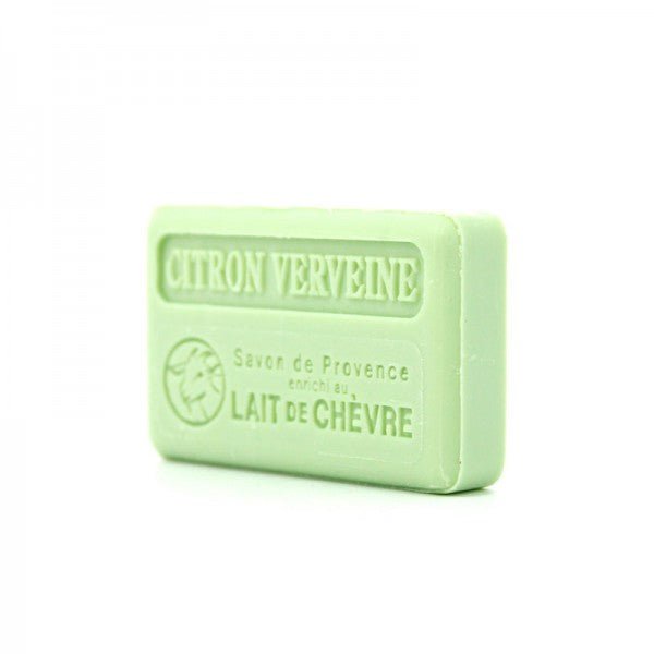 Savon de Marseille Lait de Chevre (Goat Milk) Citron Verveine 100g - FouFour - Savon de Marseille - Bar Soap - Eco Natural Products
