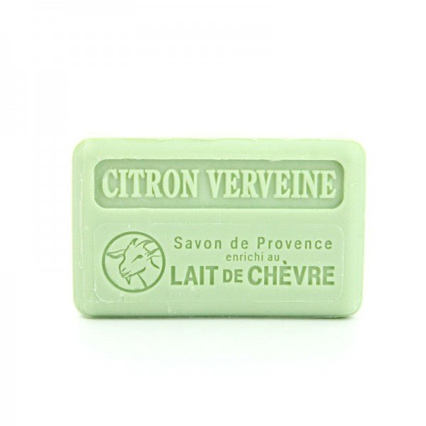 Savon de Marseille Lait de Chevre (Goat Milk) Citron Verveine 100g - FouFour - Savon de Marseille - Bar Soap - Eco Natural Products