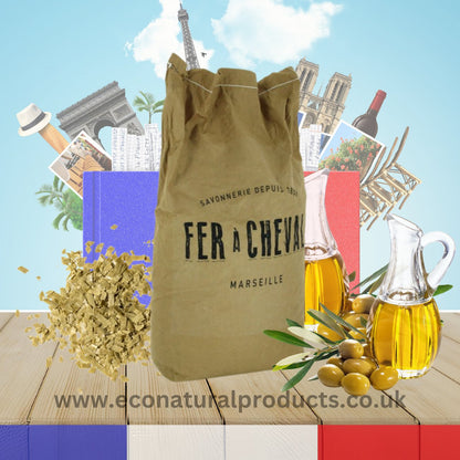 Savon de Marseille Olive Oil Soap Flakes 15kg - FouFour - Savon de Marseille - Laundry Detergent - Eco Natural Products