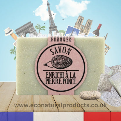 Savon de Marseille Pierre Ponce (Pumice Stone) 125g - FouFour - Savon de Marseille - Bar Soap - Eco Natural Products