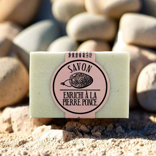 Savon de Marseille Pierre Ponce (Pumice Stone) 125g - FouFour - Savon de Marseille - Bar Soap - Eco Natural Products