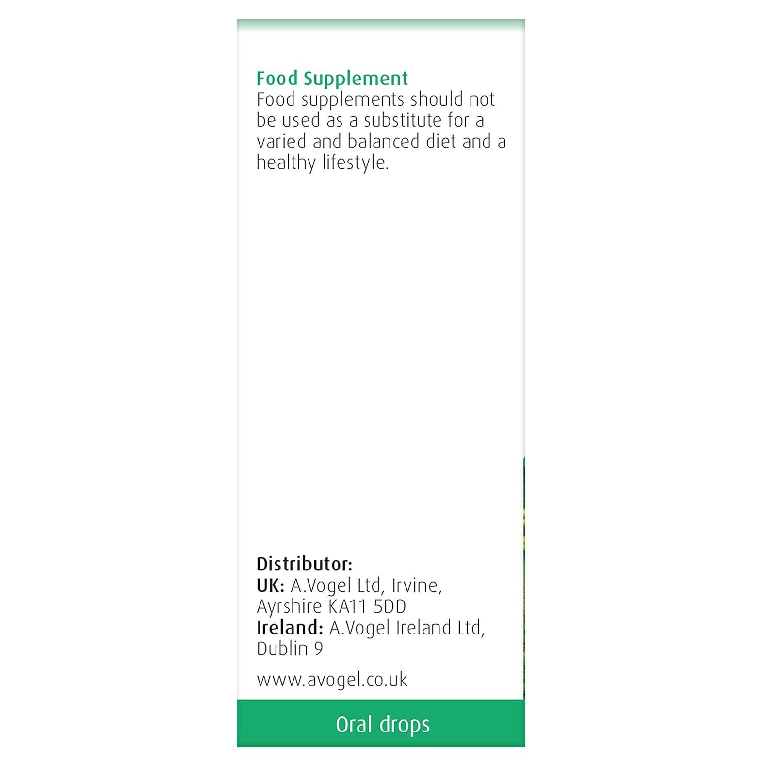 Saw Palmetto Drops Tincture 50ml - A. Vogel - Herbal Supplement - Eco Natural Products