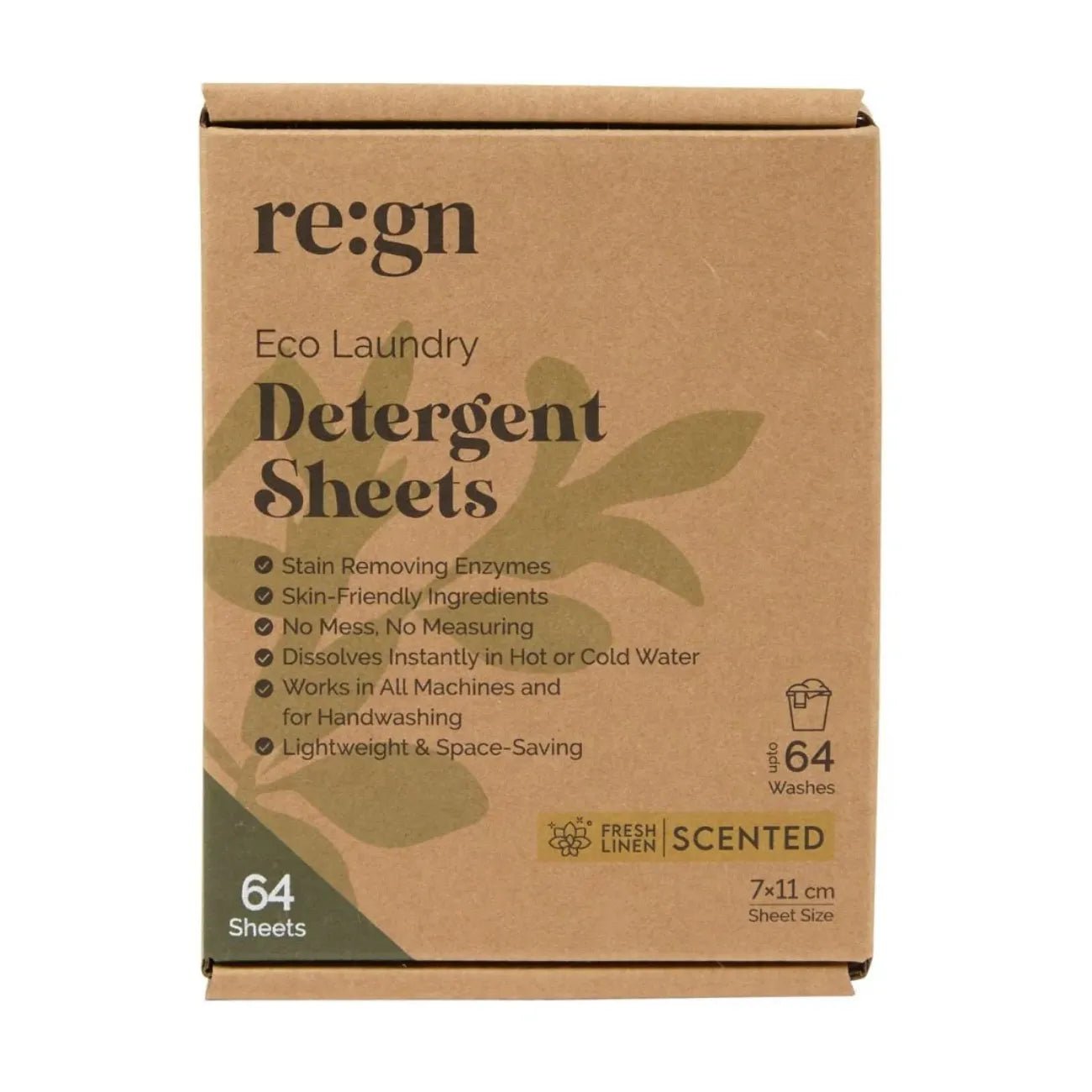 Scented Eco Laundry Detergent Sheets Pack of 64 - Re:gn - Laundry Detergent - Re:gn