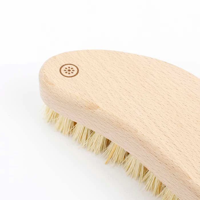 Wooden Scrubbing Brush Plant Based Bristles — plastic-free, multipurpose, 21cm
