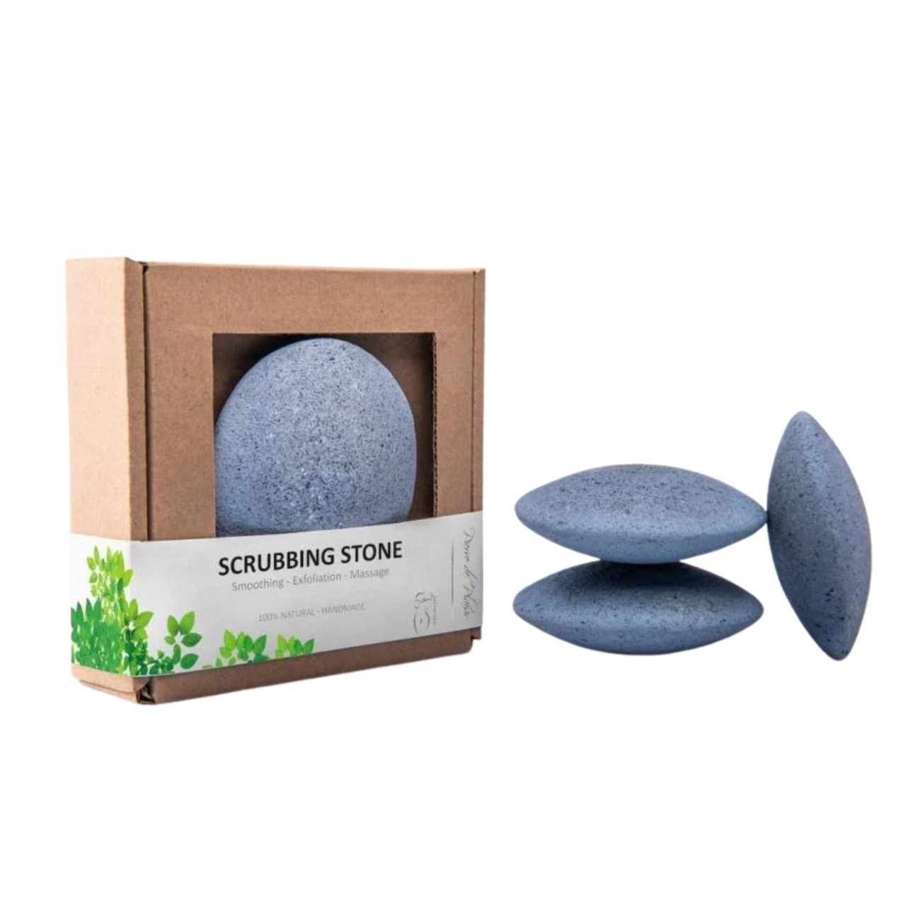 Scrubbing Stone for the Body Blue 90g - Pierre de Plaisir - Scrubbing Stone - Eco Natural Products