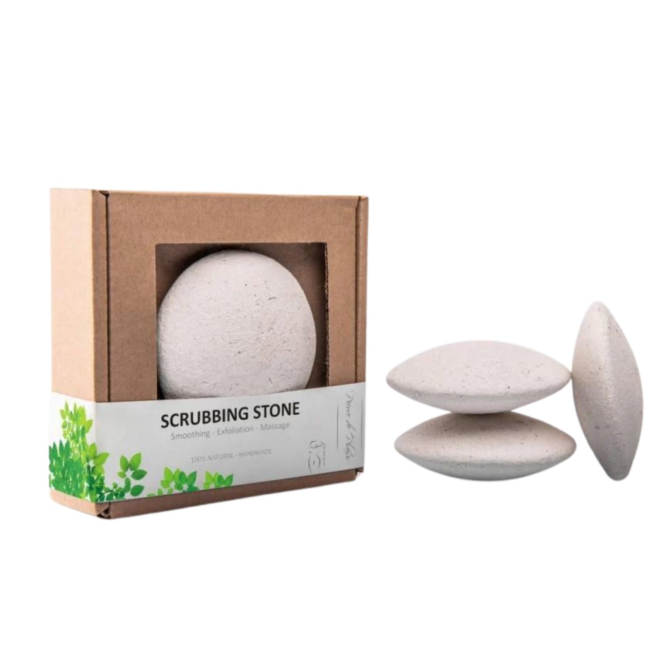 Scrubbing Stone for the Body White 90g - Pierre de Plaisir - Scrubbing Stone - Eco Natural Products