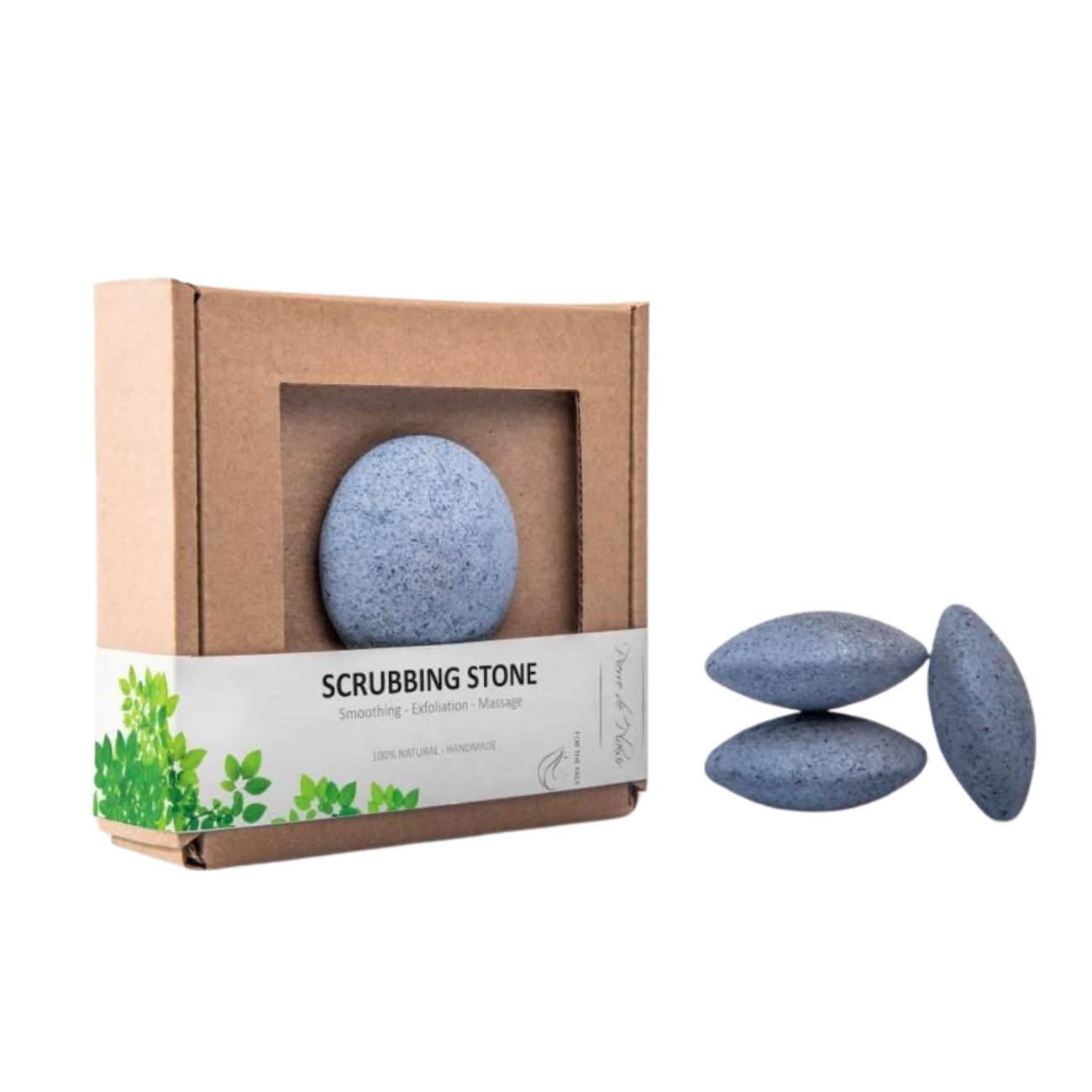 Scrubbing Stone for the Face Blue 40g - Pierre de Plaisir - Scrubbing Stone - Eco Natural Products