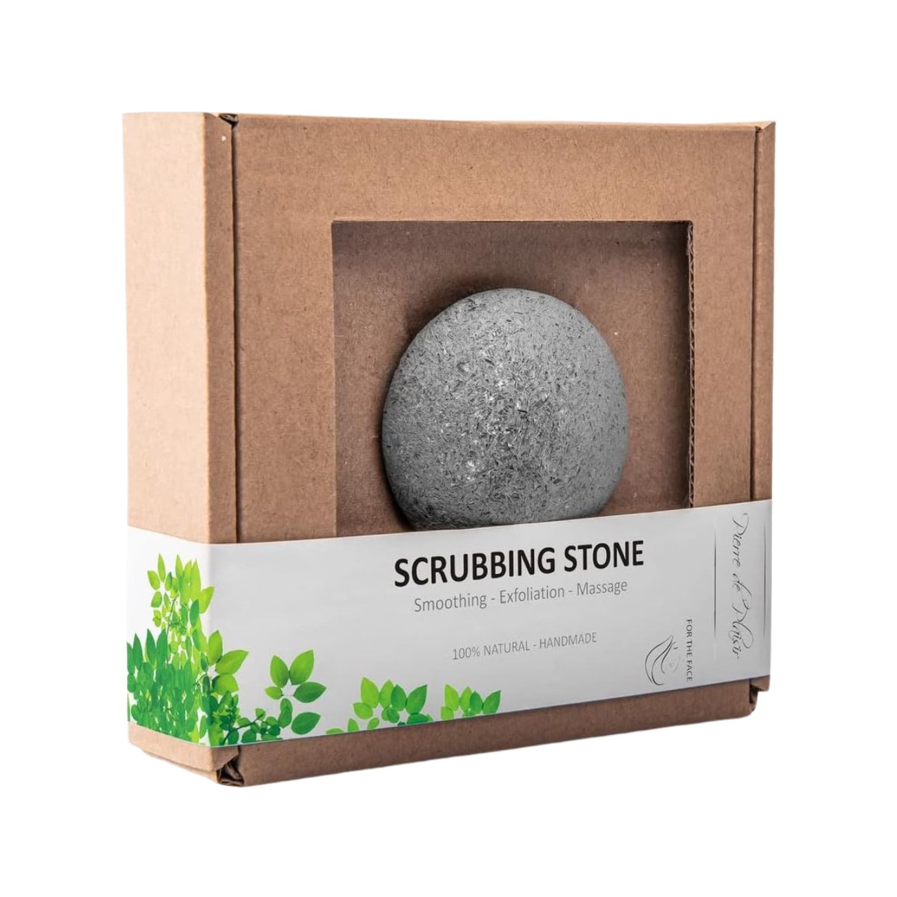 Scrubbing Stone for the Face Grey 40g - Pierre de Plaisir - Scrubbing Stone - Eco Natural Products