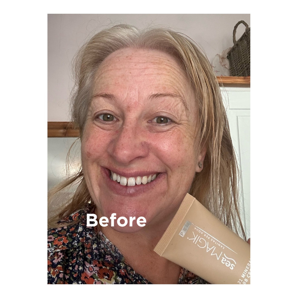 Sea Magik 21 Mineral BB Cream SPF 15 50ml before