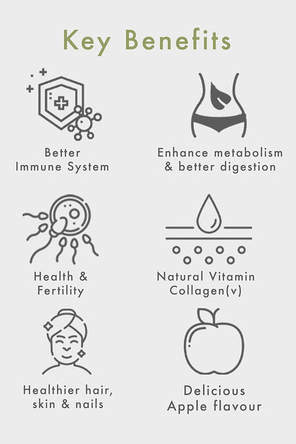 Sea Moss Vegan Gummies Bladderwrack Apple 60 Gummies - Suave Moss Lifestyle - Herbal Supplements - Eco Natural Products