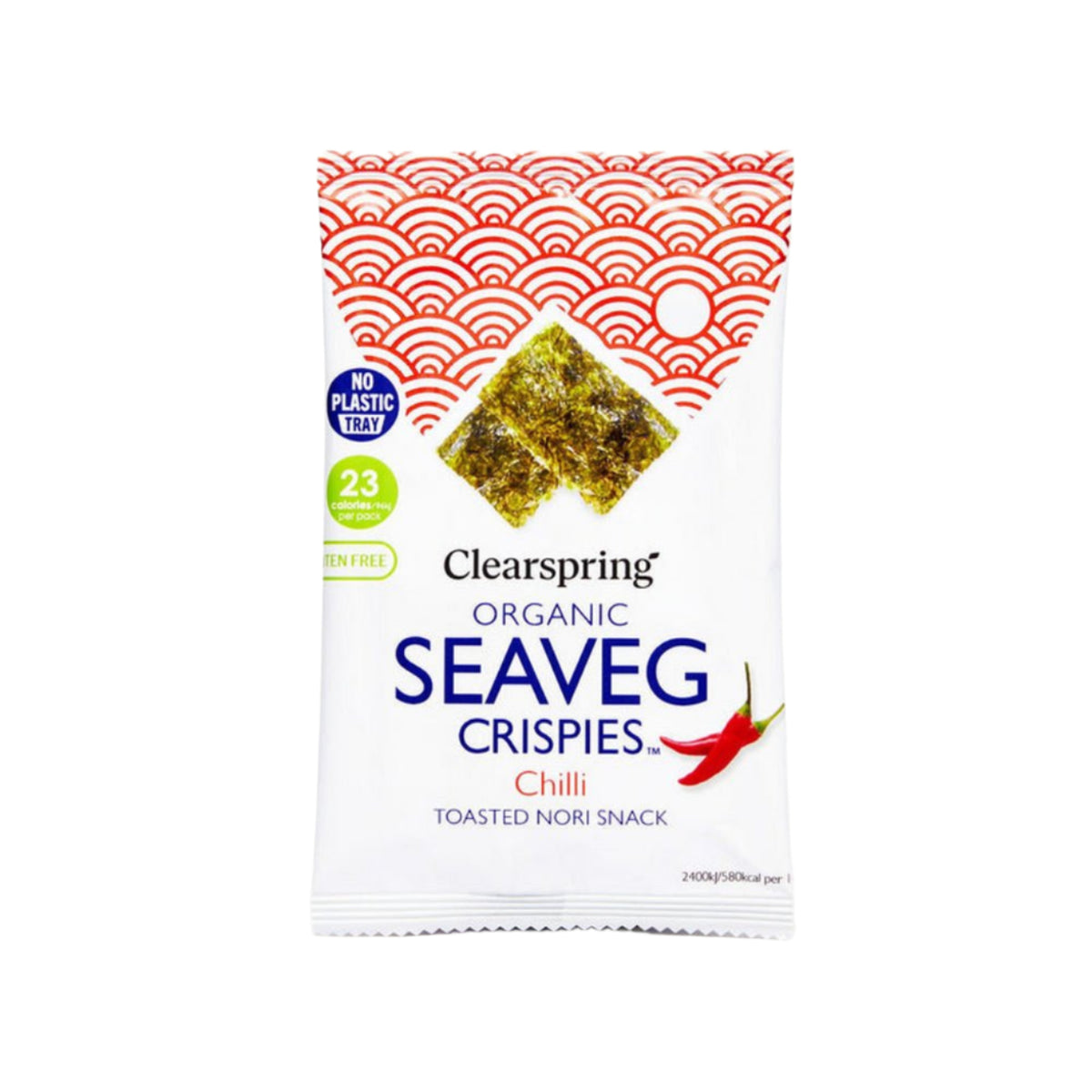 Seaveg Crispies Chilli 4g - Clearspring - Snack - Eco Natural Products