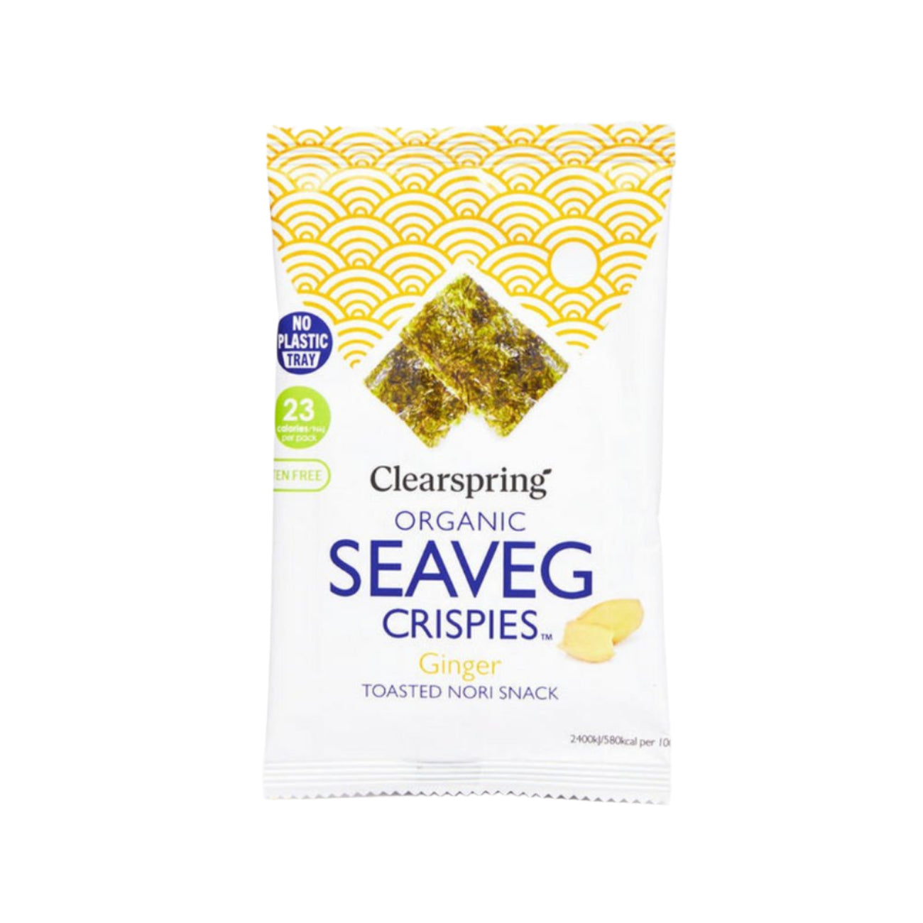 Seaveg Crispies Ginger 4g - Clearspring - Snack - Eco Natural Products